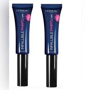 2pack L'Oreal Paris Infallible PAINTS/LIPS in Navy Spy new‎